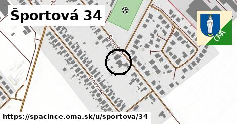 Športová 34, Špačince