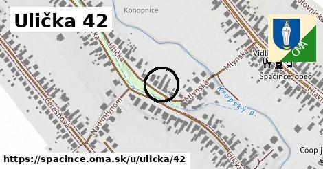 Ulička 42, Špačince