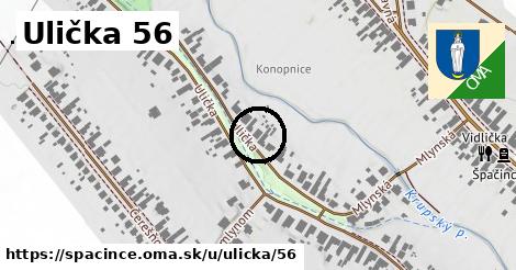 Ulička 56, Špačince