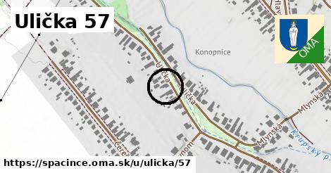 Ulička 57, Špačince