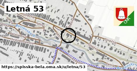 Letná 53, Spišská Belá