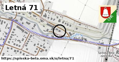 Letná 71, Spišská Belá