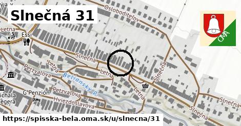 Slnečná 31, Spišská Belá