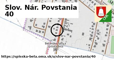 Slov. Nár. Povstania 40, Spišská Belá