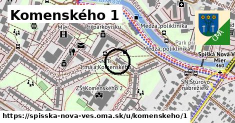 Komenského 1, Spišská Nová Ves