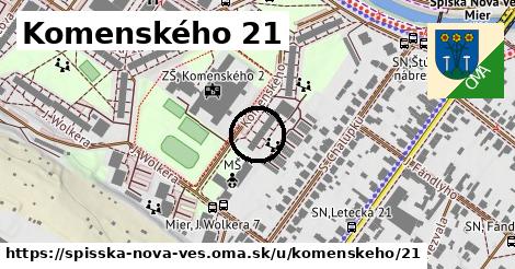 Komenského 21, Spišská Nová Ves