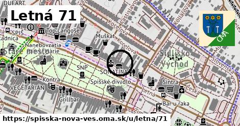 Letná 71, Spišská Nová Ves