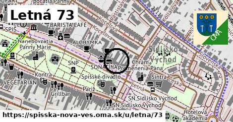 Letná 73, Spišská Nová Ves