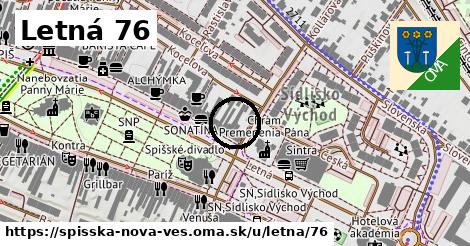 Letná 76, Spišská Nová Ves