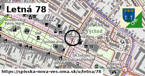 Letná 78, Spišská Nová Ves