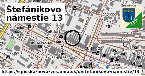 Štefánikovo námestie 13, Spišská Nová Ves