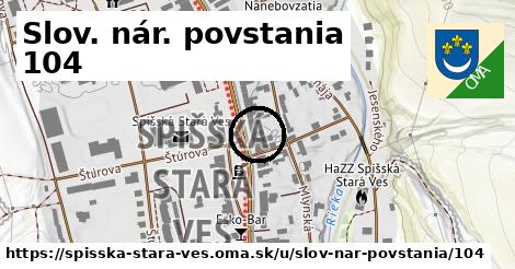 Slov. nár. povstania 104, Spišská Stará Ves