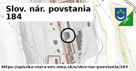 Slov. nár. povstania 184, Spišská Stará Ves