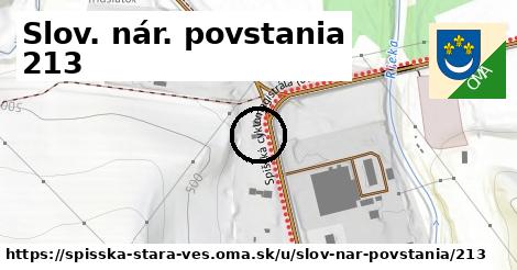 Slov. nár. povstania 213, Spišská Stará Ves