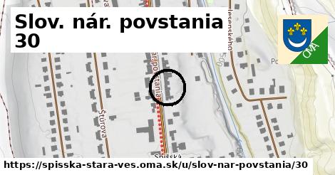 Slov. nár. povstania 30, Spišská Stará Ves