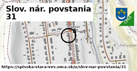 Slov. nár. povstania 31, Spišská Stará Ves