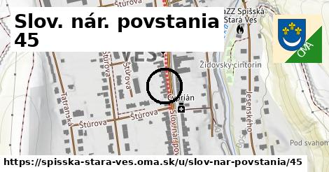 Slov. nár. povstania 45, Spišská Stará Ves