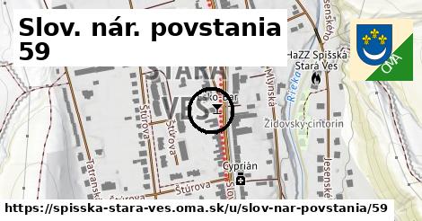 Slov. nár. povstania 59, Spišská Stará Ves