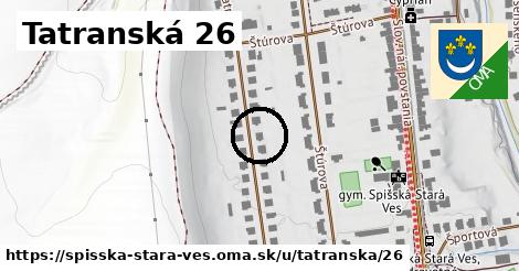 Tatranská 26, Spišská Stará Ves