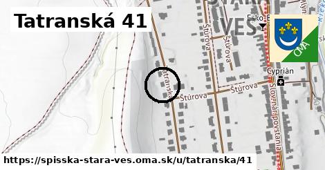 Tatranská 41, Spišská Stará Ves