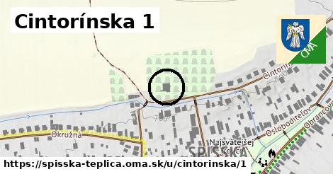 Cintorínska 1, Spišská Teplica