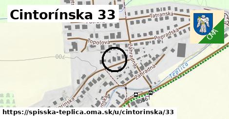 Cintorínska 33, Spišská Teplica