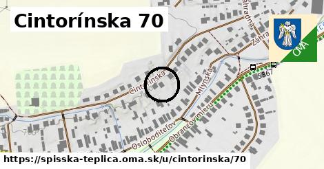 Cintorínska 70, Spišská Teplica