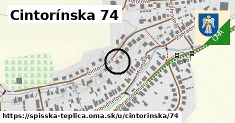 Cintorínska 74, Spišská Teplica