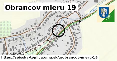 Obrancov mieru 19, Spišská Teplica