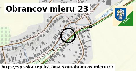 Obrancov mieru 23, Spišská Teplica