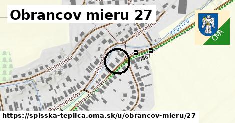 Obrancov mieru 27, Spišská Teplica