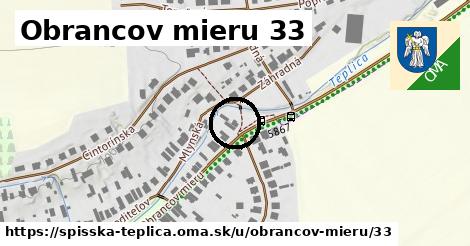 Obrancov mieru 33, Spišská Teplica