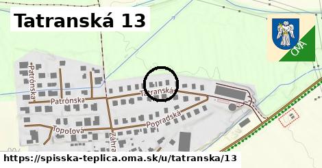 Tatranská 13, Spišská Teplica