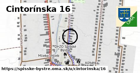 Cintorínska 16, Spišské Bystré