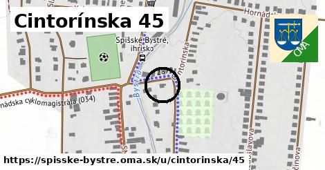 Cintorínska 45, Spišské Bystré