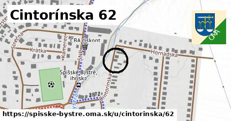 Cintorínska 62, Spišské Bystré