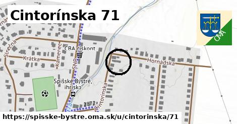 Cintorínska 71, Spišské Bystré