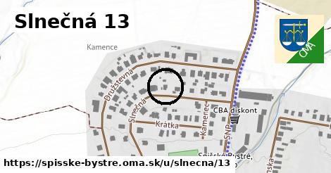 Slnečná 13, Spišské Bystré