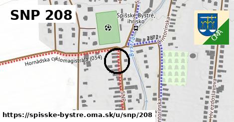 SNP 208, Spišské Bystré