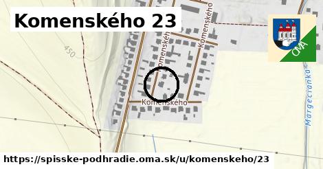 Komenského 23, Spišské Podhradie