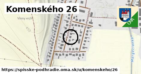 Komenského 26, Spišské Podhradie