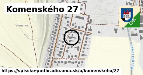 Komenského 27, Spišské Podhradie