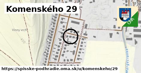 Komenského 29, Spišské Podhradie