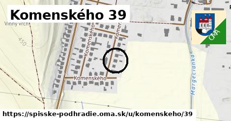 Komenského 39, Spišské Podhradie