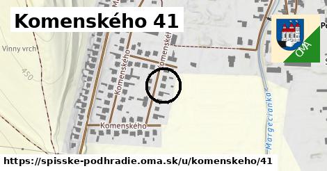 Komenského 41, Spišské Podhradie