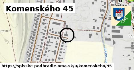 Komenského 45, Spišské Podhradie