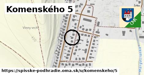 Komenského 5, Spišské Podhradie