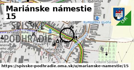 Mariánske námestie 15, Spišské Podhradie