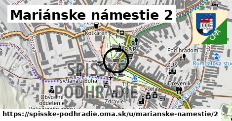 Mariánske námestie 2, Spišské Podhradie