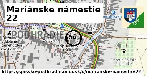 Mariánske námestie 22, Spišské Podhradie